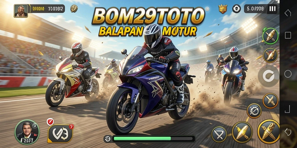 Gameplay seru di lintasan balapan BOM29TOTO.