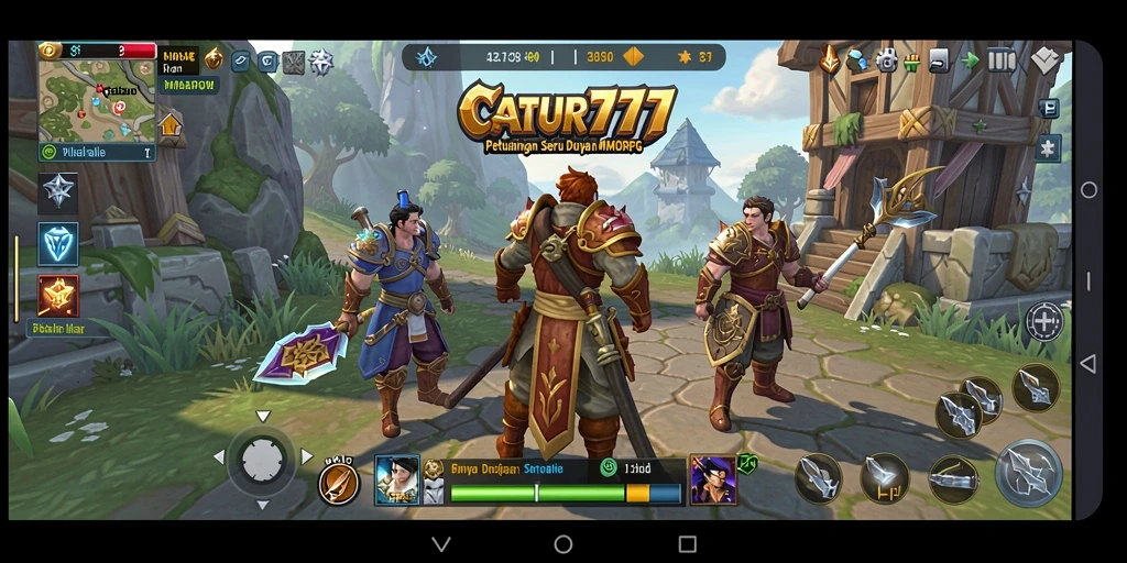 Tampilan menyenangkan dan penuh aksi dalam permainan CATUR777.