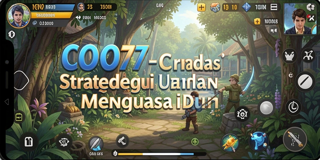 Screenshot gameplay COO77 menampilkan pertarungan strategi mendebarkan.