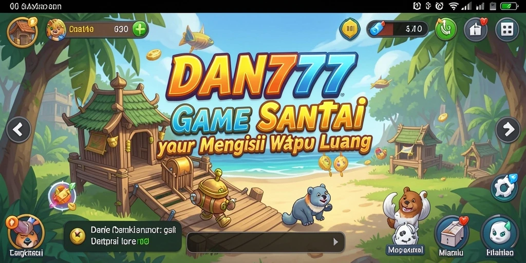Tampilan gameplay seru di DAN777 dengan grafis berwarna-warni.
