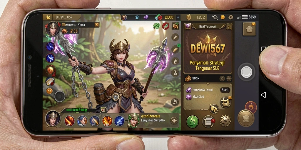 Tampilan strategi menarik di dalam DEWI567 dengan pertempuran epik.