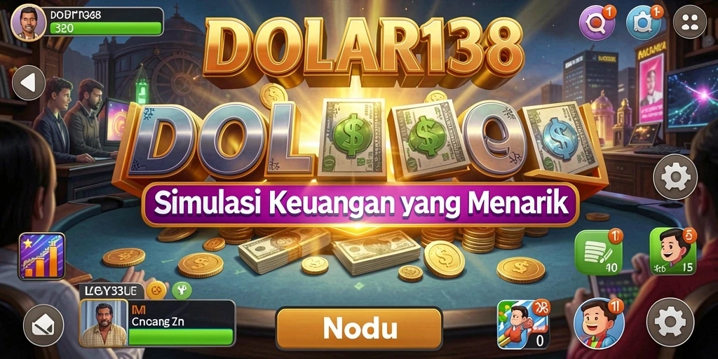 Tangkapan layar gameplay DOLAR138 yang menunjukkan simulasi keuangan.