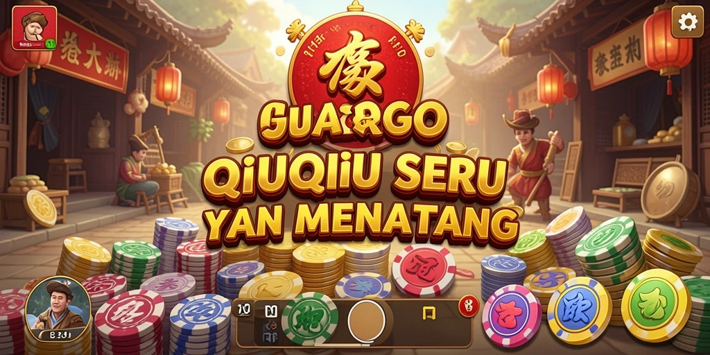 Tampilan gameplay QiuQiu yang menarik dan interaktif.