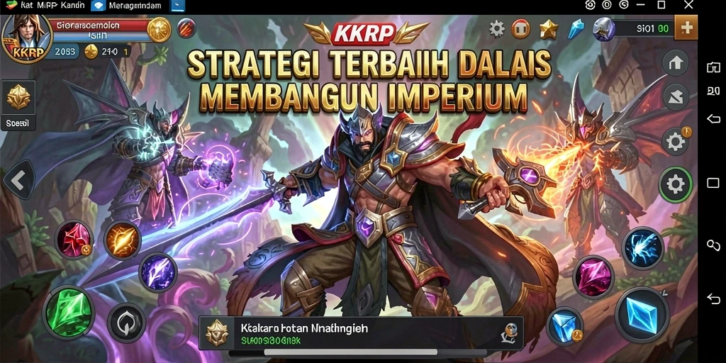 Tampilan gameplay KKRP yang menampilkan strategi menaklukkan musuh.