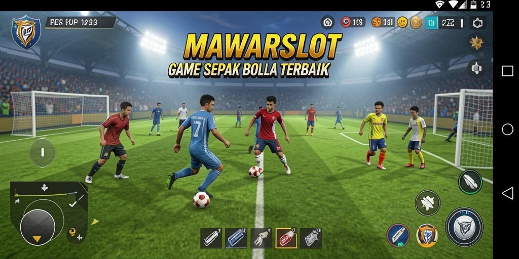 Screenshot gameplay dengan aksi seru dalam MAWARSLOT.