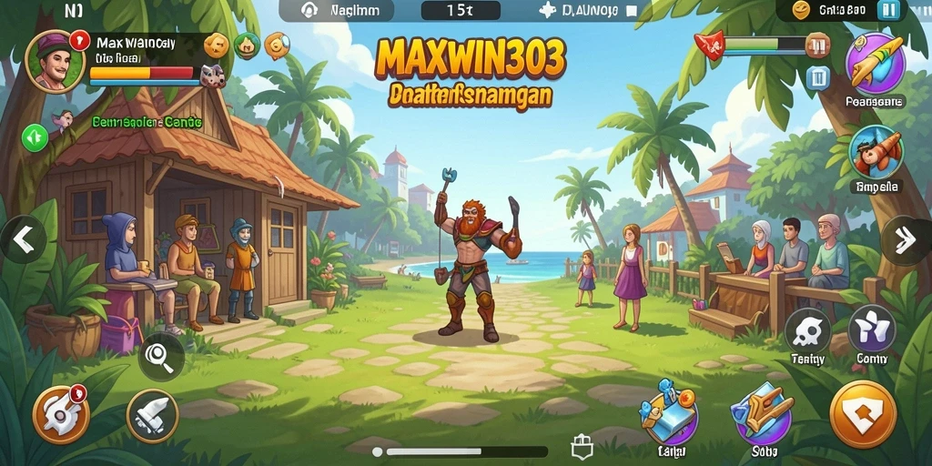 Tangkapan layar gameplay <strong>MAXWIN303</strong> yang menunjukkan aksi seru dan santai.