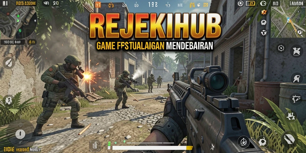 Tampilan gameplay mendebarkan dari REJEKIHUB yang penuh aksi.