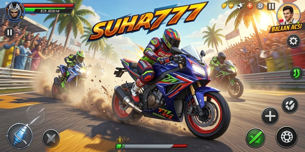 Tampilan seru dari gameplay <strong>SUHU777</strong> yang menggugah adrenalin.