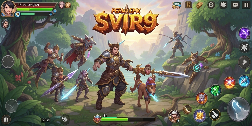 Tampilan menakjubkan dari pertempuran RPG dalam SVIP9.