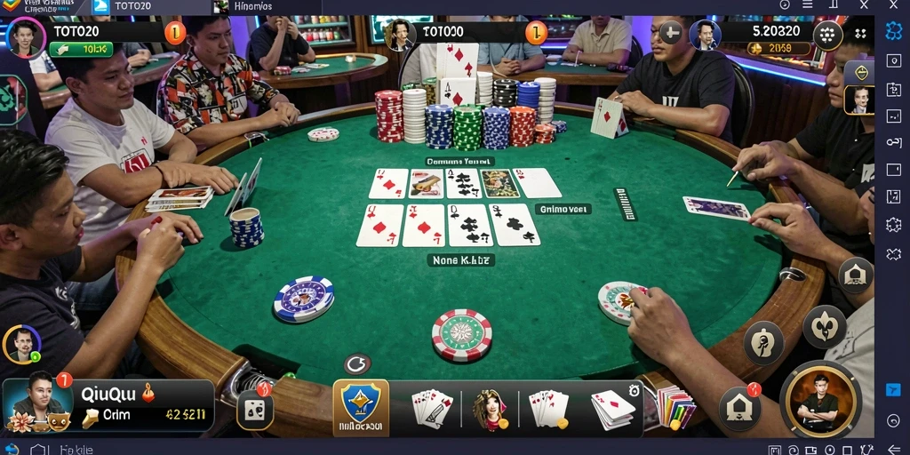 Tampilan gameplay QiuQiu yang seru di TOTO20.
