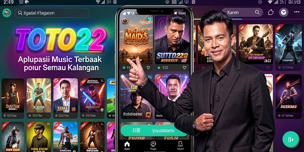 Tampilan gameplay TOTO22 yang menarik dengan fitur musik interaktif.