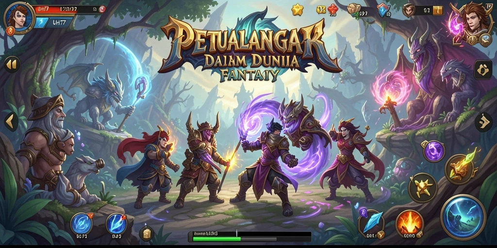 Tampilan gameplay UH77 yang menawan dan penuh aksi petualangan.