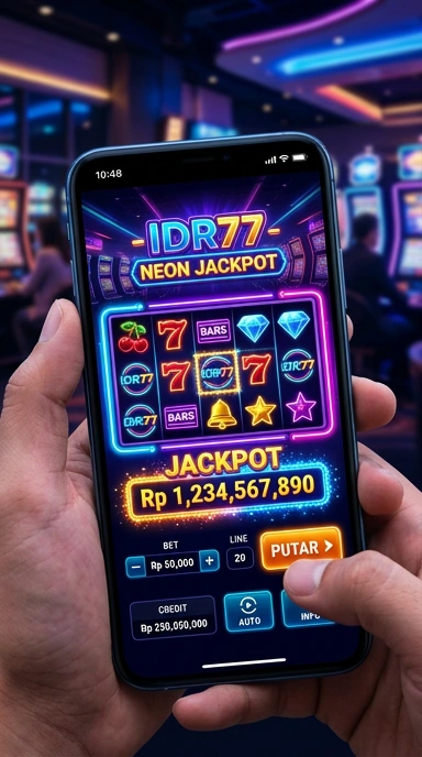 Tampilan antarmuka idr77 yang sederhana dan efisien.